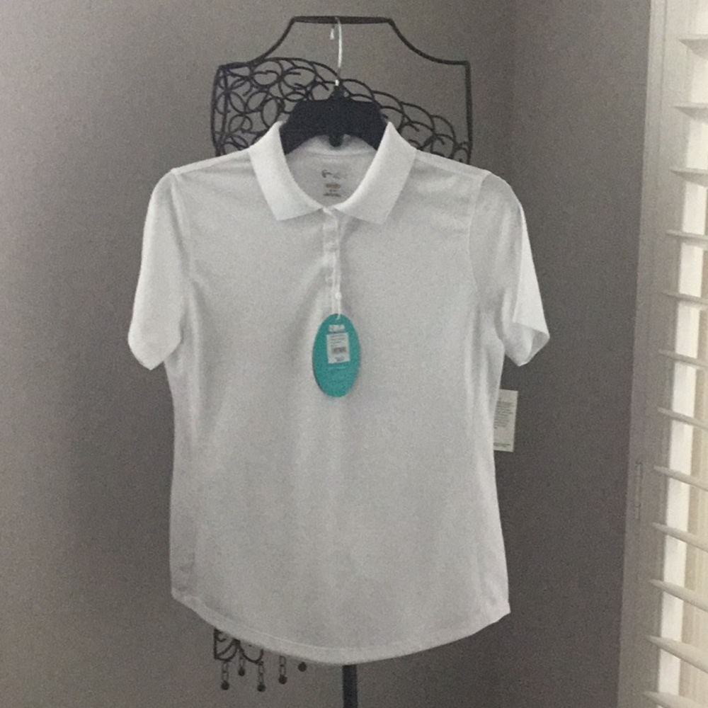 Greg Norman White Golf Polo Shirt